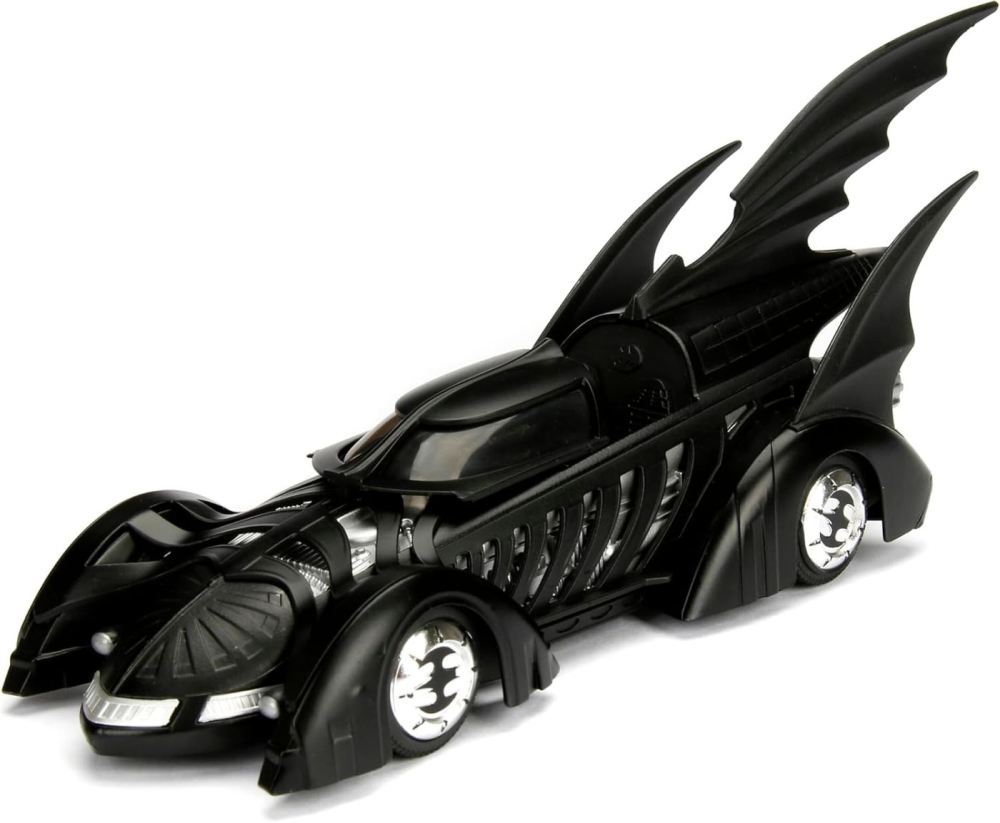JADA DC SET BATMAN FOREVER FIGURINA BATMAN SI MASINUTA METALICA BATMOBILE SCARA 1 LA 24 [4]