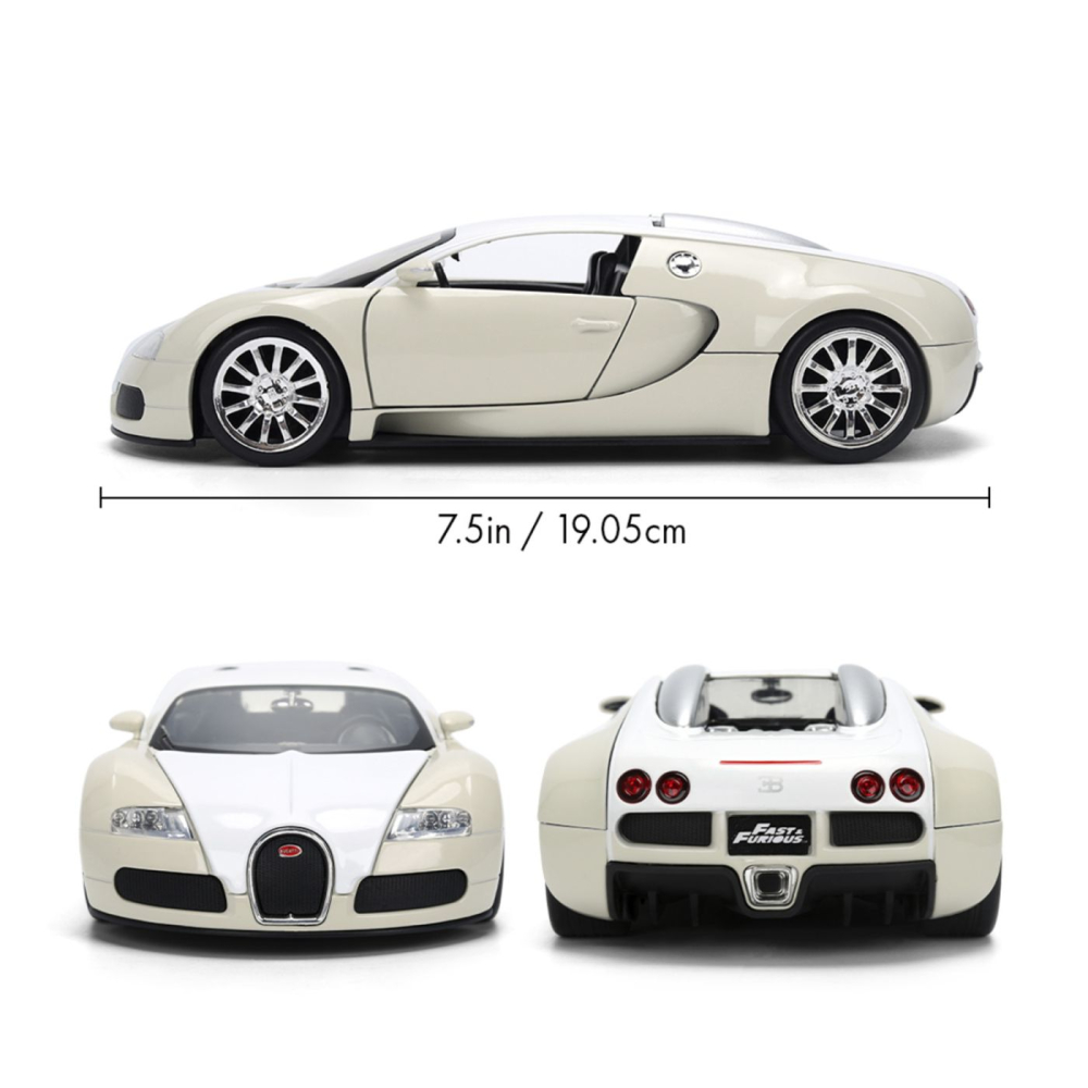 JADA FAST AND FURIOUS MASINUTA METALICA BUGATTI VEYRON 2011 SCARA 1 LA 24 [4]