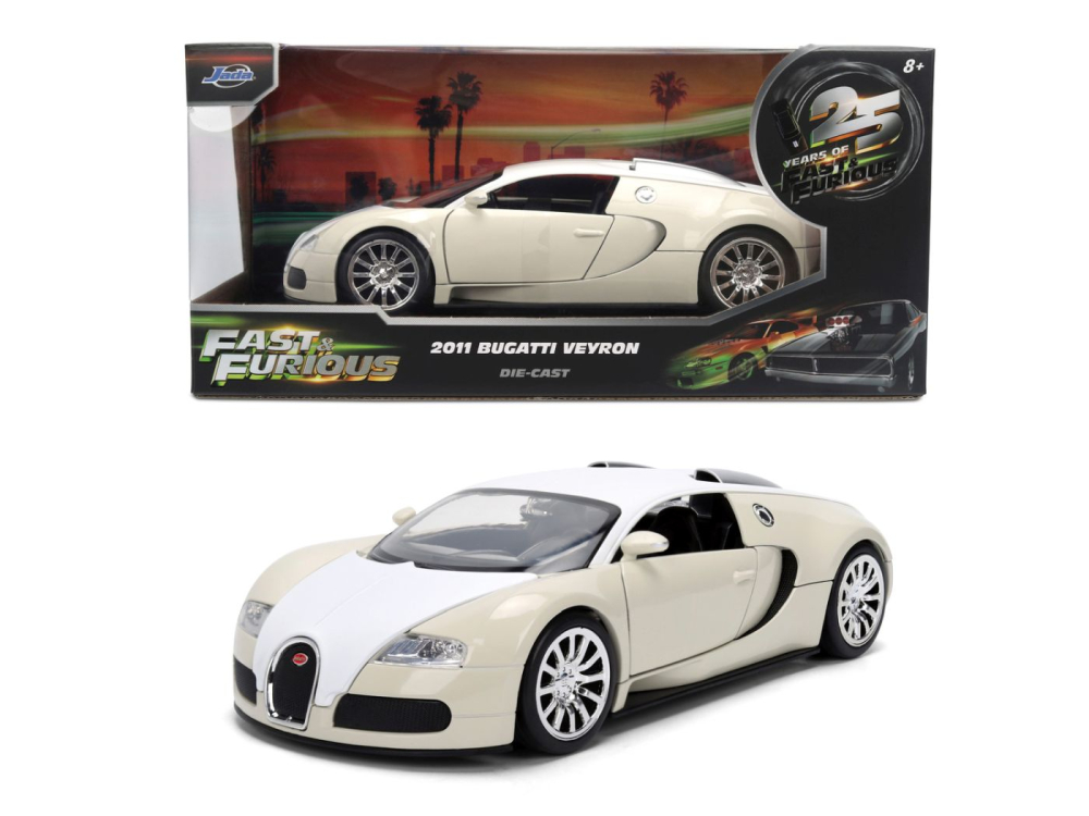 JADA FAST AND FURIOUS MASINUTA METALICA BUGATTI VEYRON 2011 SCARA 1 LA 24 [5]