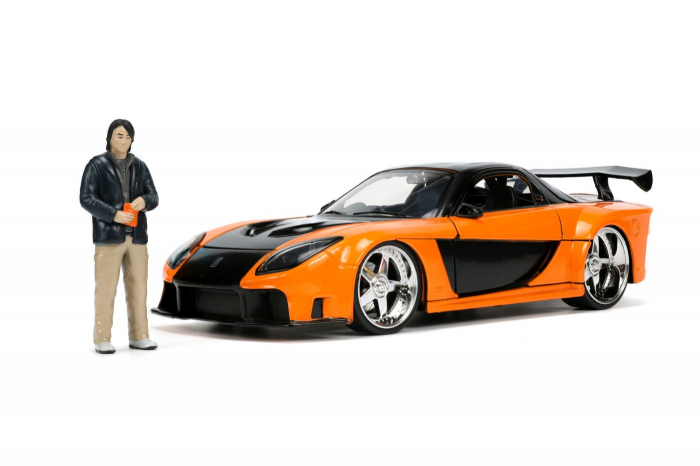 Jada Fast and Furious Mașinuță Metalică Mazda RX7 19cm [4]