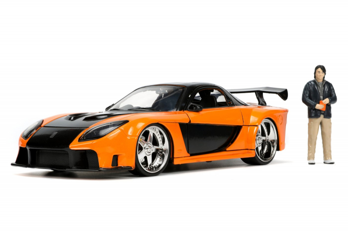Jada Fast and Furious Mașinuță Metalică Mazda RX7 19cm [5]
