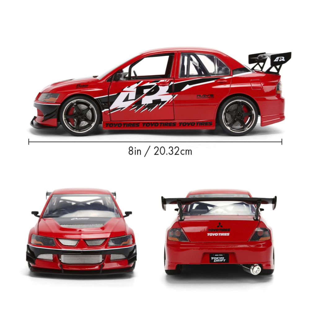 JADA FAST AND FURIOUS MASINUTA METALICA MITSUBISHI LANCER EVOLUTION IX SCARA 1 LA 24 [4]