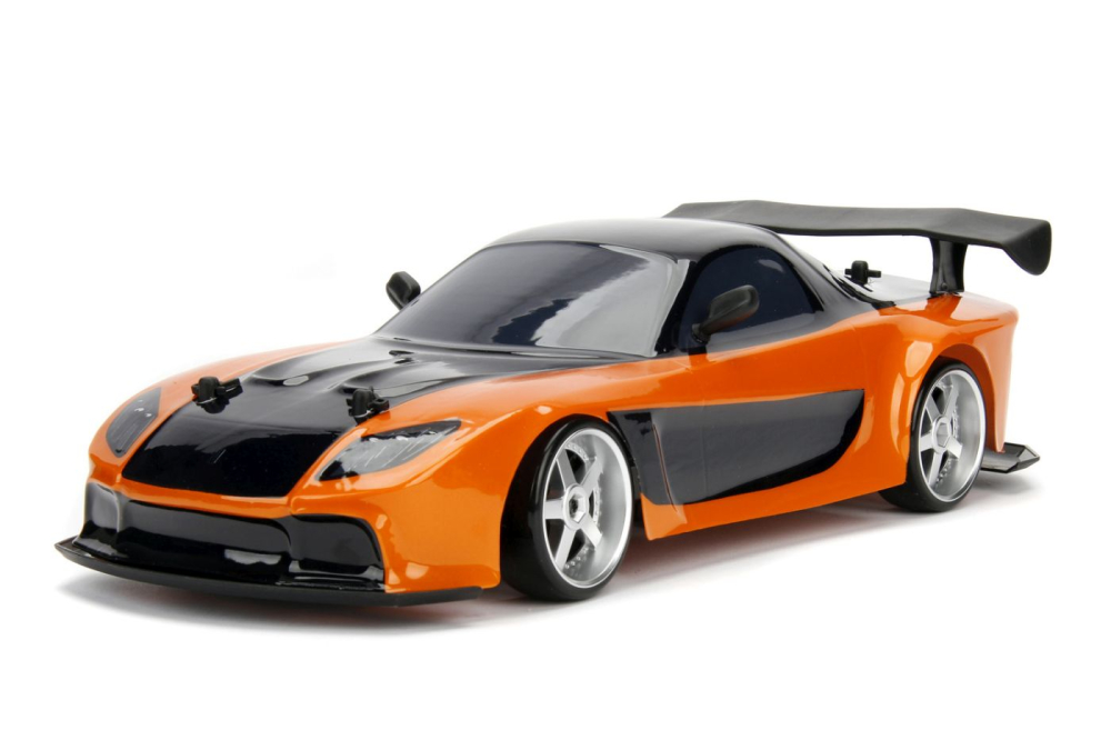 JADA FAST AND FURIOUS MASINUTA RC CU TELECOMANDA HANS MAZDA RX 7 SCARA 1 LA 10 [3]