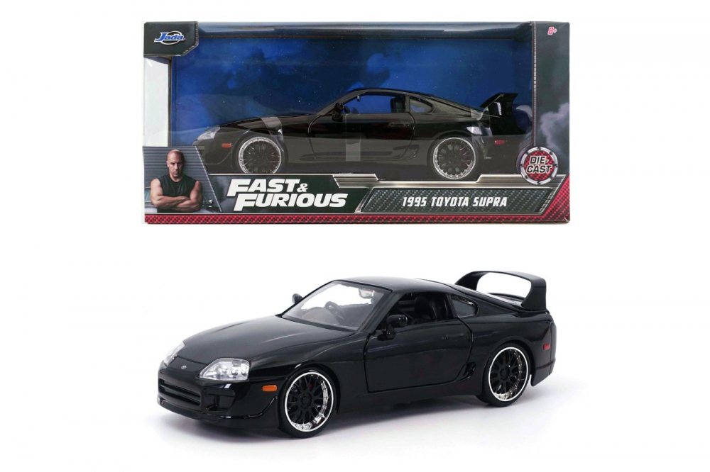 JADA FAST & FURIOUS MASINUTA METALICA TOYOTA SUPRA 1995 SCARA 1:24 [7]