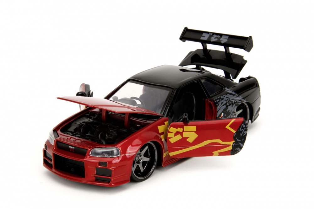 JADA GODZILLA MASINUTA METALICA NISSAN SKYLINE GTR SCARA 1 LA 24 [7]