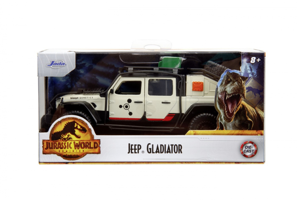 Jada Jurassic World Masinuta Metalica Jeep Gladiator Scara 1:32