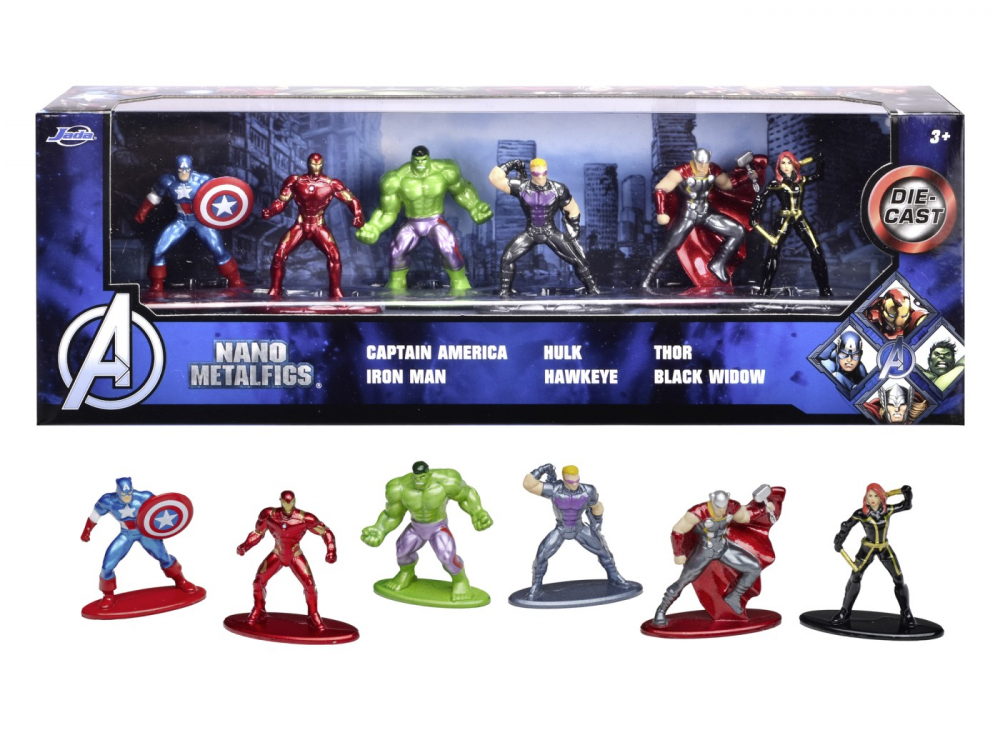 Jada Marvel Avengers Set Diorama 6 Figurine 4Cm [1]