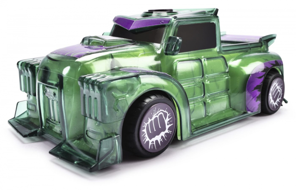 JADA MARVEL MASINUTA LIGHT HERO HULK CU SUNETE SI LUMINI SCARA 1:32 [2]