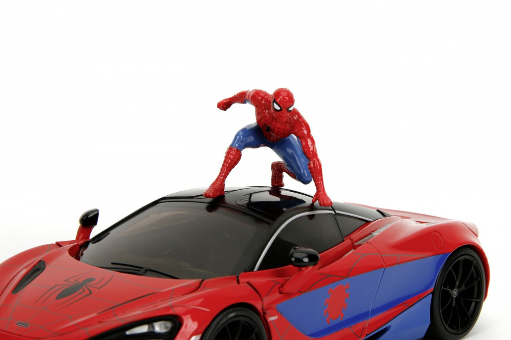 JADA MARVEL SET FIGURINA SPIDER MAN SI MASINUTA METALICA MCLAREN 720S SCARA 1 LA 24 [7]