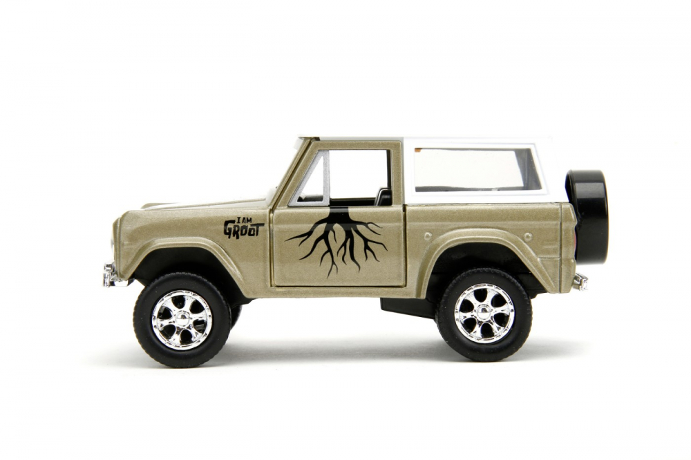 Jada Marvel Set Masinuta Metalica Ford Bronco Si Figurina Groot [4]