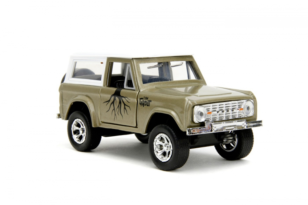 Jada Marvel Set Masinuta Metalica Ford Bronco Si Figurina Groot [6]