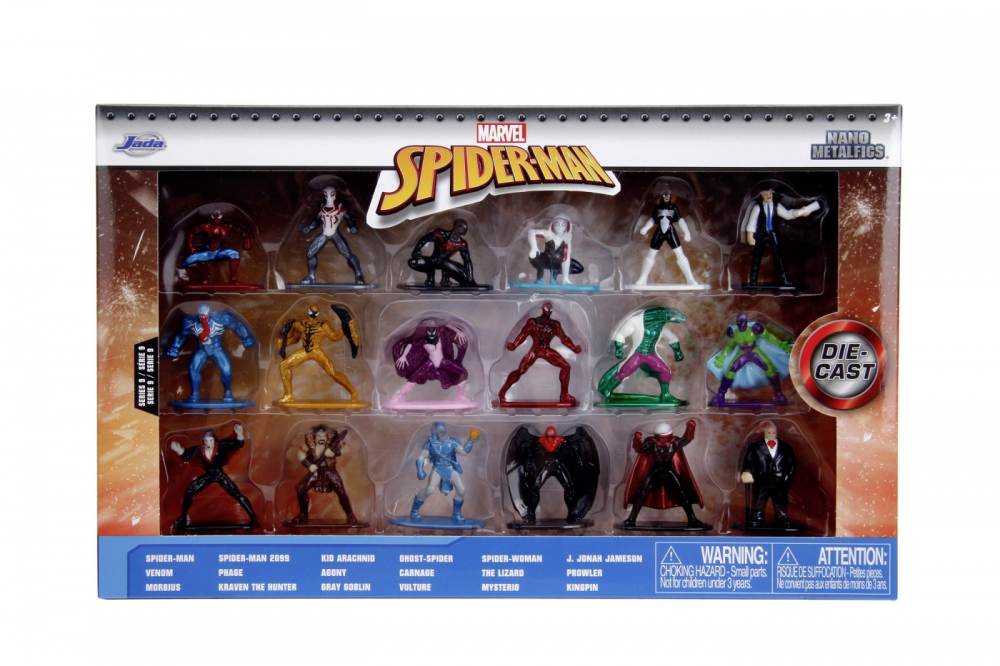 Jada Marvel Spider Man Nanofigurine Metalice Set 2 4Cm [1]
