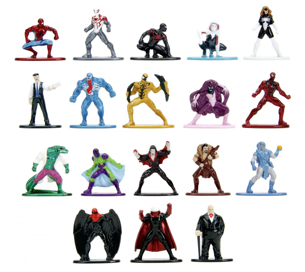 Jada Marvel Spider Man Nanofigurine Metalice Set 2 4Cm [3]