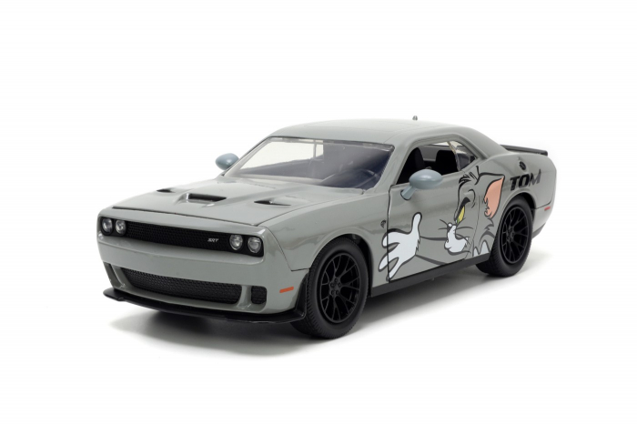 Jada Mașină Metalică Dodge Challenger Hellcat & Figurină Jerry 1:24 [4]
