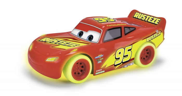 Jada Mașinuță RC Fulger McQueen Glow Racer Scara 1:24  [3]