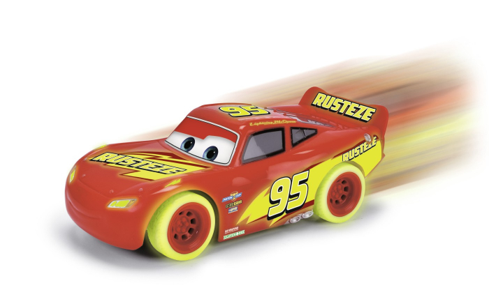 Jada Mașinuță RC Fulger McQueen Glow Racer Scara 1:24  [4]