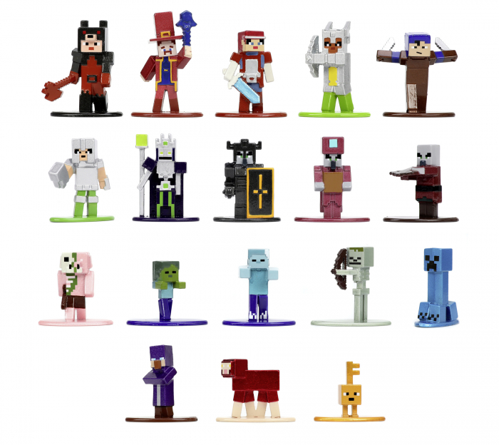 Jada Minecraft Set Multi Pack Nano Figurine Seria 7 [3]