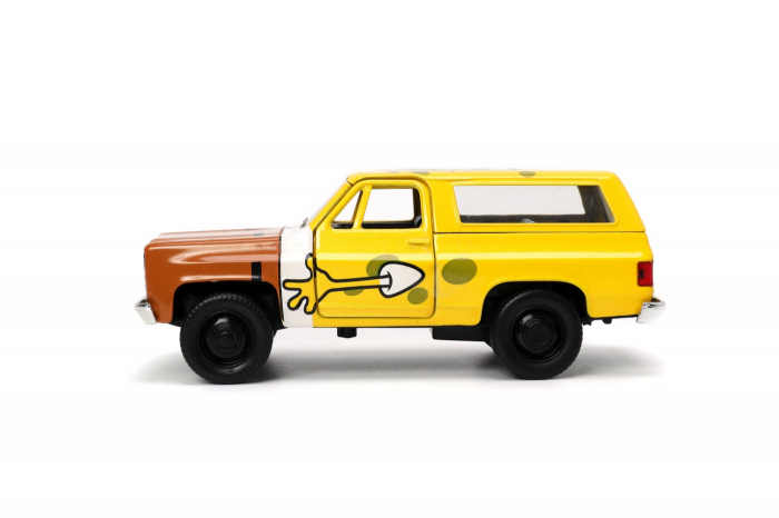 Jada Set Mașinuță Metalică Chevy K5 Blazer & Figurină Sponge Bob [7]