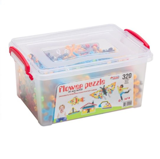 Joc constructie Puzzle mozaic flori-320 piese [3]