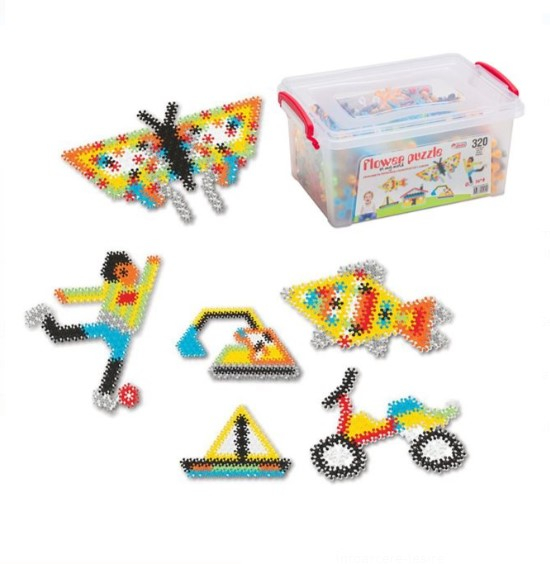 Joc constructie Puzzle mozaic flori-320 piese [2]