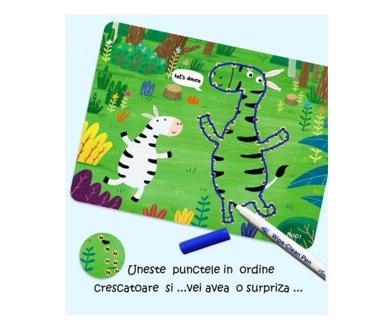 Joc creativ cu 32 planse punctate - Dot to Dots [2]