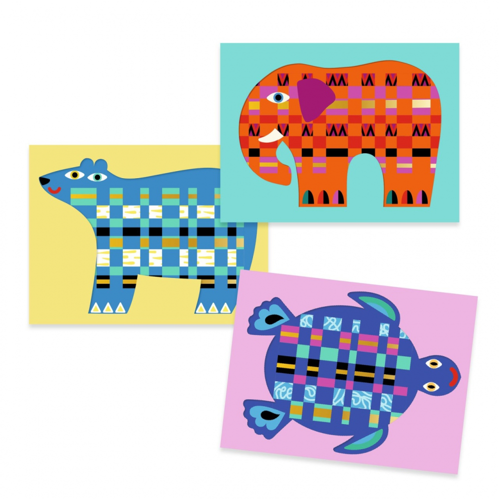 Joc creativ de tesut animalute, Djeco [5]