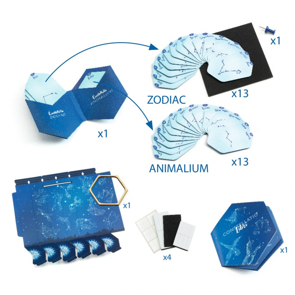Joc creativ DIY Constelatii, Djeco [2]