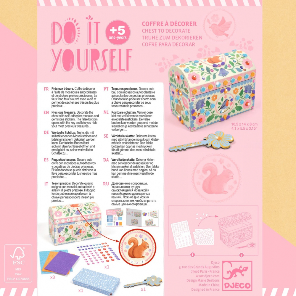 Joc creativ DIY Cufar fermecat, Djeco [5]