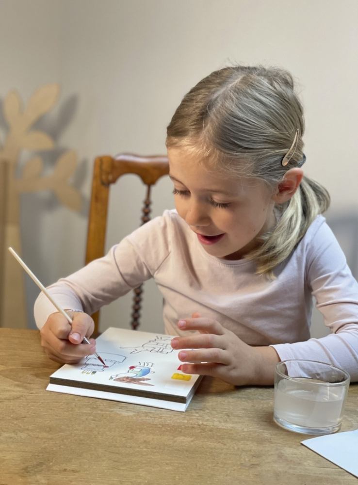 Joc creativ Magneti de colorat cu acuarela, Egmont Toys [2]