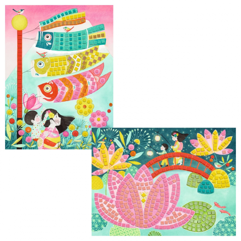 Joc creativ mozaic Arta japoneza, Djeco [5]
