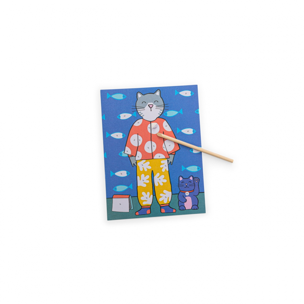 Joc creativ Planse fantastice cu animale haioase, Moulin Roty [2]