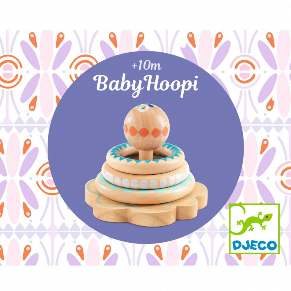Joc cu inele BabyHoopie, Djeco [4]
