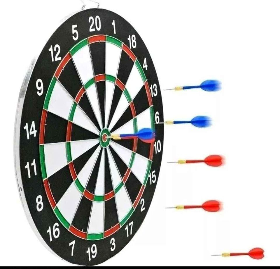 Joc Darts Profesional cu 6 Săgeți - Diametru 40 cm pentru Acasă, Birou sau Petreceri [2]
