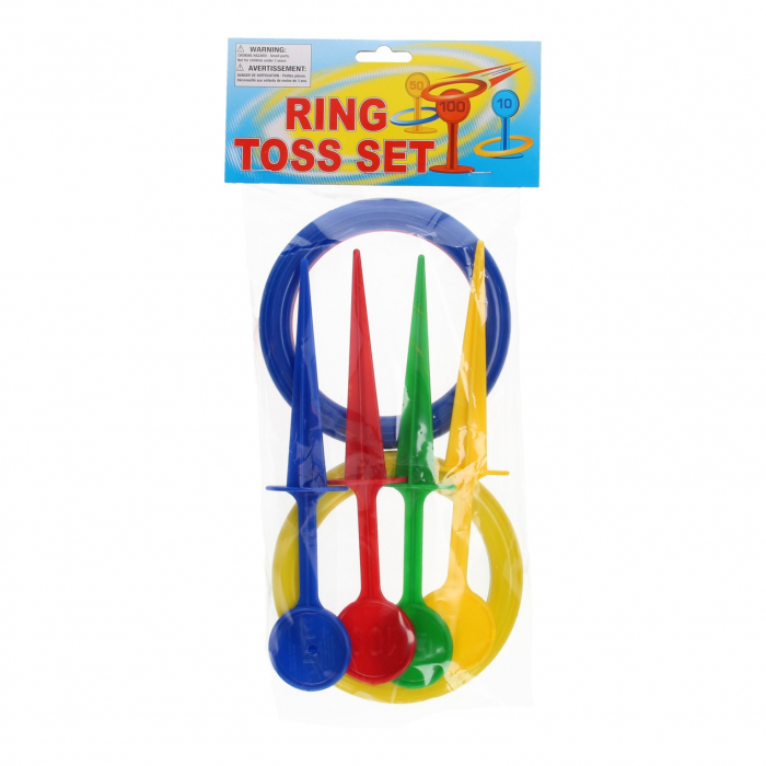 Joc de Aruncare cu Inele, 8 Piese, Plastic, +4 Ani [2]