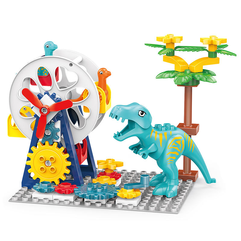 Joc de constructie cu dinozauri, 45 piese, +4 ani [3]