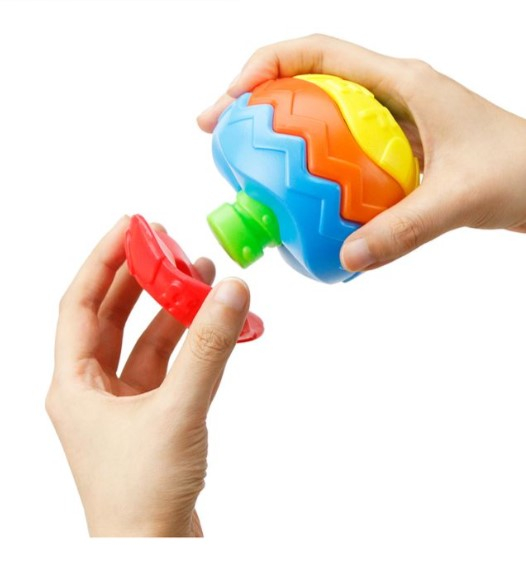 Joc de Îndemânare pentru Bebeluși - Minge Puzzle, 9 cm [2]