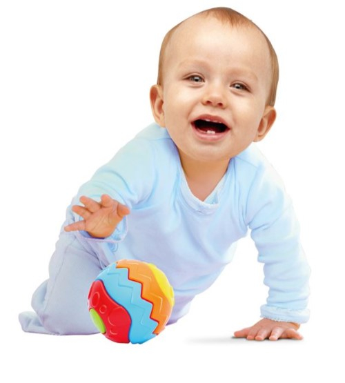 Joc de Îndemânare pentru Bebeluși - Minge Puzzle, 9 cm [4]