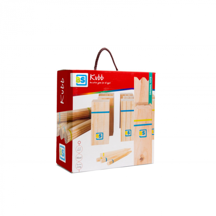 Joc de Îndemânare "Kubb Gigant", Lemn, +8 Ani [5]