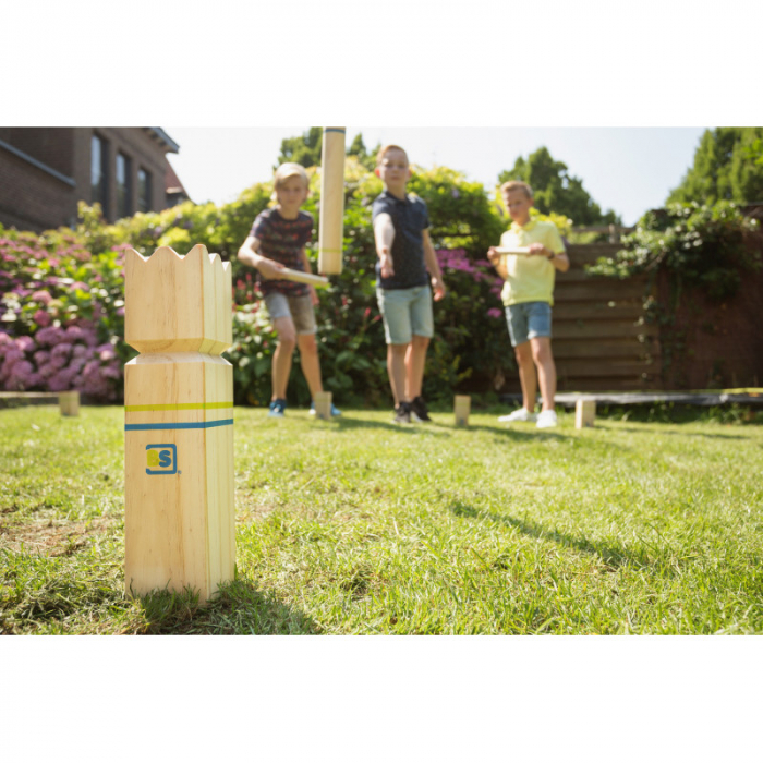 Joc de Îndemânare "Kubb Gigant", Lemn, +8 Ani [2]