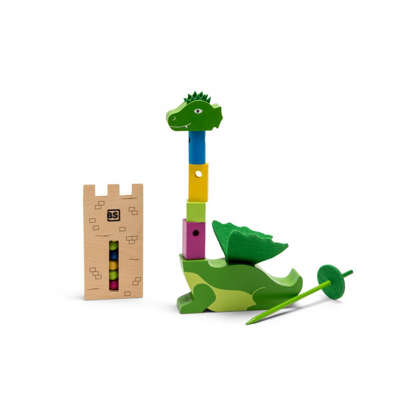 Joc de indemanare Trunul Dragonilor cu forme, lemn,+6 ani [2]