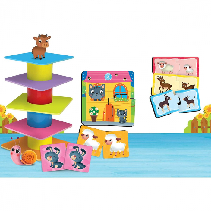Joc de logica 4 in 1 - Animalute jucause [3]