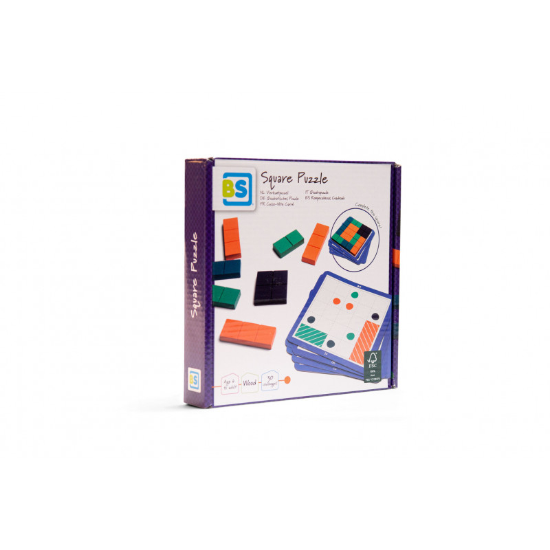 Joc de logica pentru copii Square Puzzle,+6 ani [5]