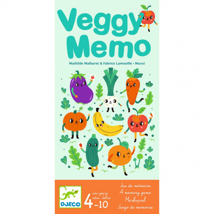 Joc de memorie Veggy Memo Djeco