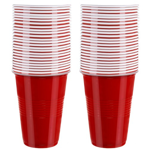 Joc de petrecere Beer Pong cu 50 de pahare si 3 mingiute [5]