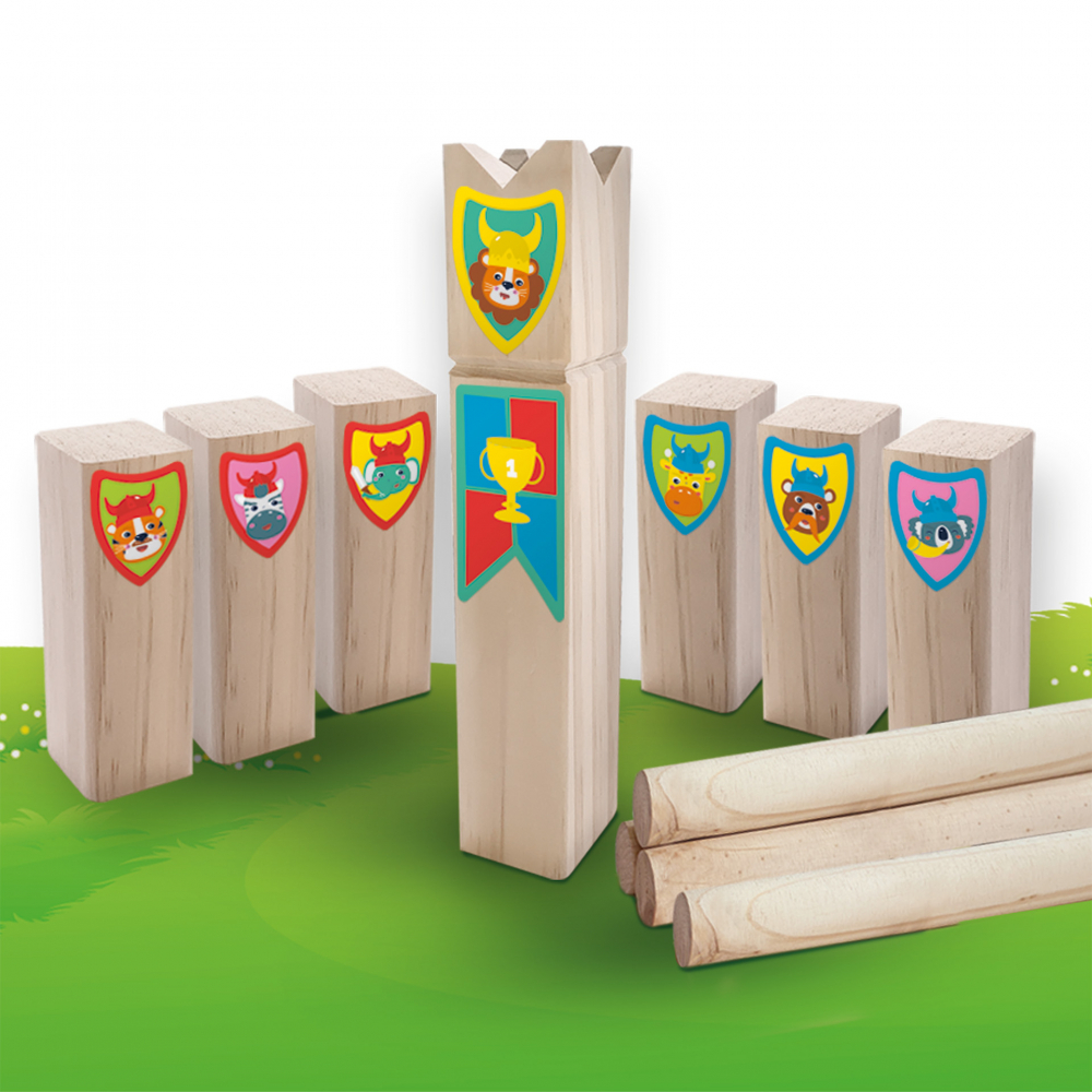 Joc de petrecere - Kubb Jr., lemn, +6 ani [2]