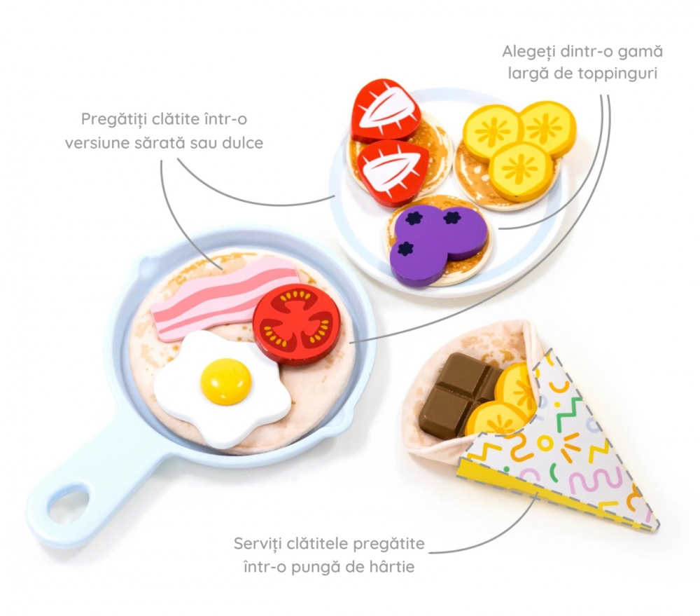 Joc de rol Set de facut clatite, UMU Toys [4]