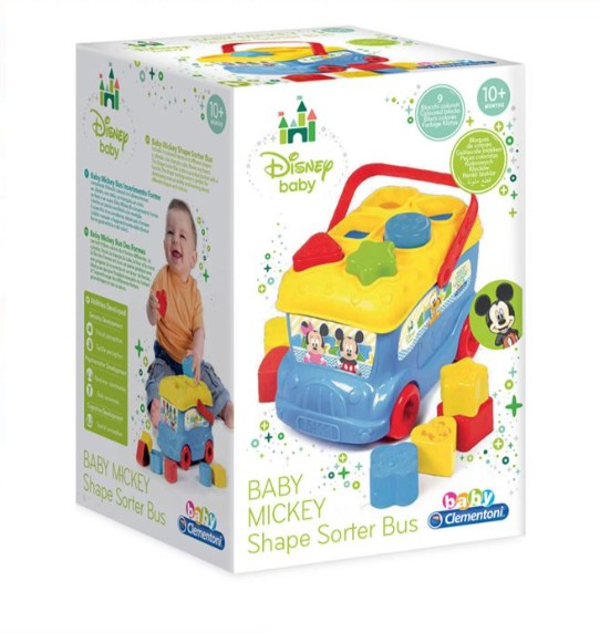 Joc de sortat-Autobuzul Mickey Mouse cu forme [4]