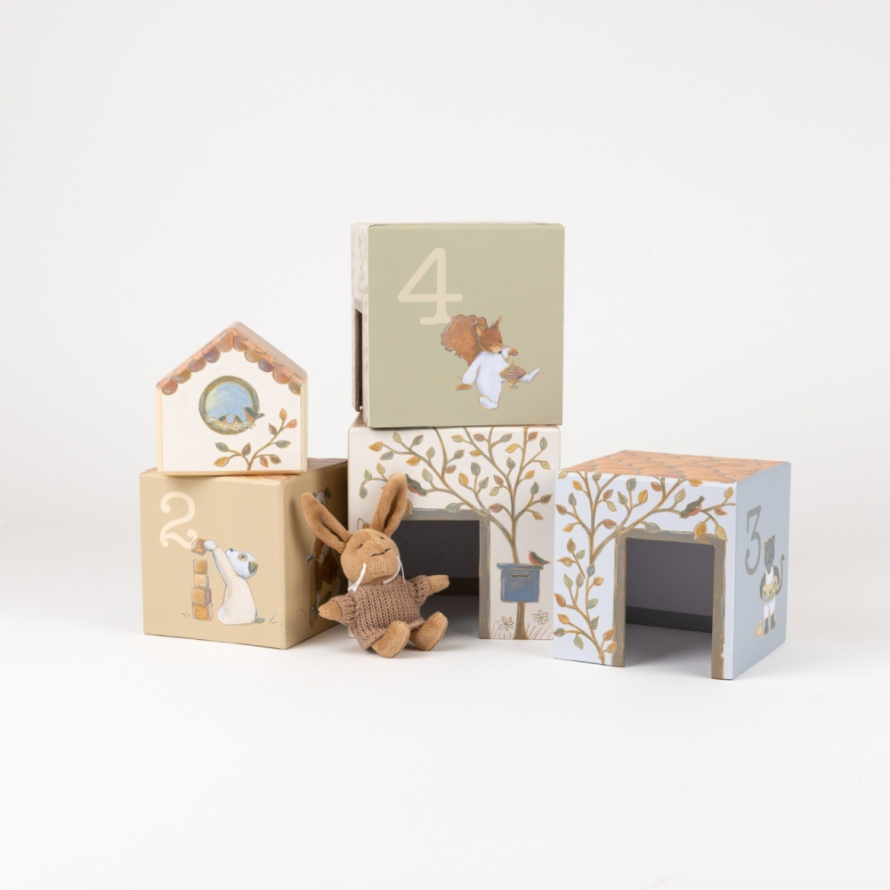 Joc de stivuire Cuburi cu iepuras, Egmont Toys