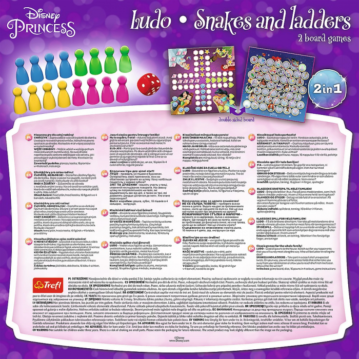 Joc Disney Princess 2in1 Ludo și Șerpișori Scări  [3]