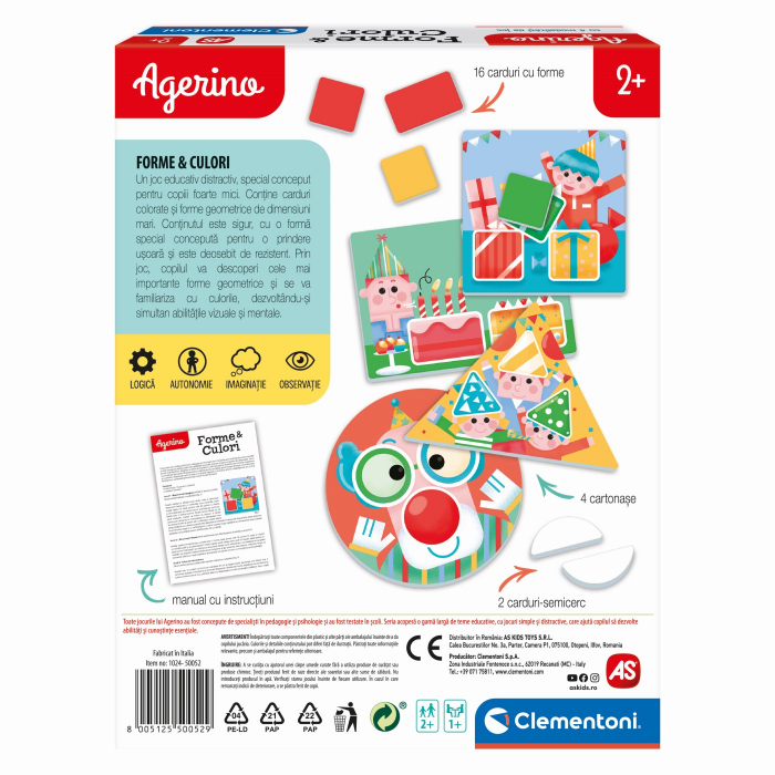 Joc Educativ Agerino - Descoperă Forme și Culori! [8]